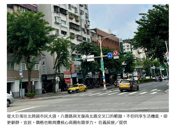  近大巨蛋「這一街廓」有8字頭中古華廈 信義房屋：吸家庭客、換屋族 