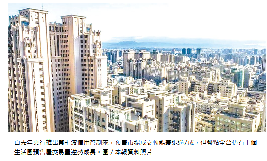 10生活圈預售屋價逆勢漲 