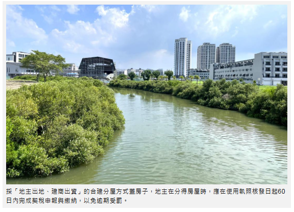 有地真好！與建商合建可分回多戶房屋 注意這期限內須核實報稅以免受罰