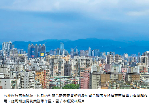  公股銀：今年房貸估雙位數成長 