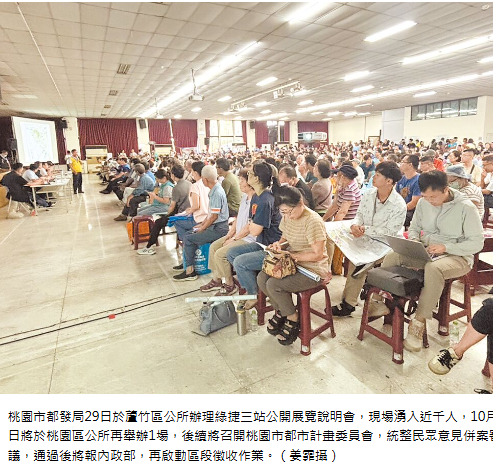  桃捷綠線開發 蘆竹校地恐縮減 