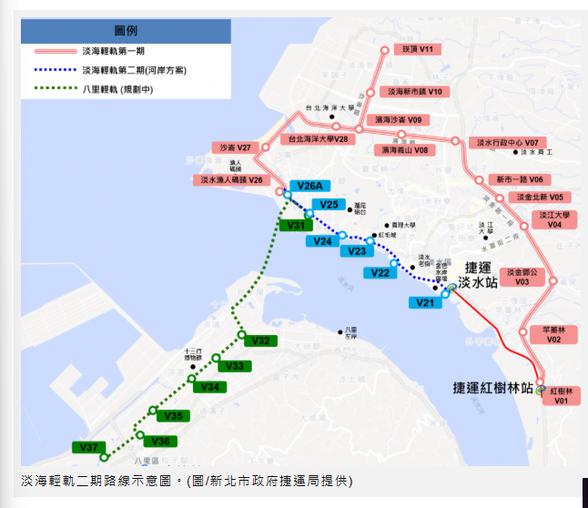 淡海輕軌二期不進老街了 6大站點一表揭露 