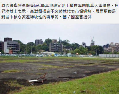 逾百億高溢價標案　代表房地產過熱？專家：城市核心資產太珍稀