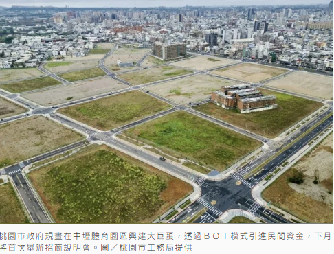 桃園中壢孵大巨蛋 下月招商說明會