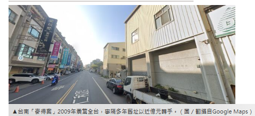  吞火、劈柴練膽「麥得案」舊址交易　塑膠廠近億元入手 