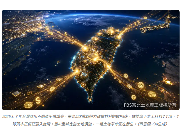  【柯昇沛觀點】千億資金瘋台灣！AI科技成為「新地王」　全球產業競賽下的土地革命 
