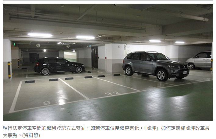 王進祥︱虛坪改革不宜貿然推動！停車位專有化爭點大 何謂「虛坪」如何釐清？