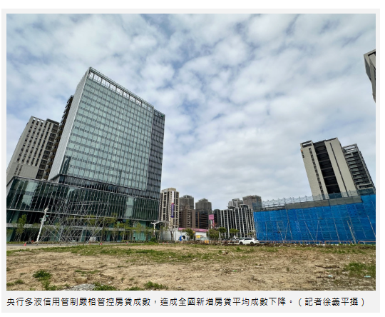 信用管制「緊箍咒」 去年第3季台北市、新竹市新增平均房貸成數不到6成