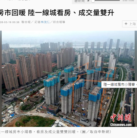 房市回暖 陸一線城看房、成交量雙升