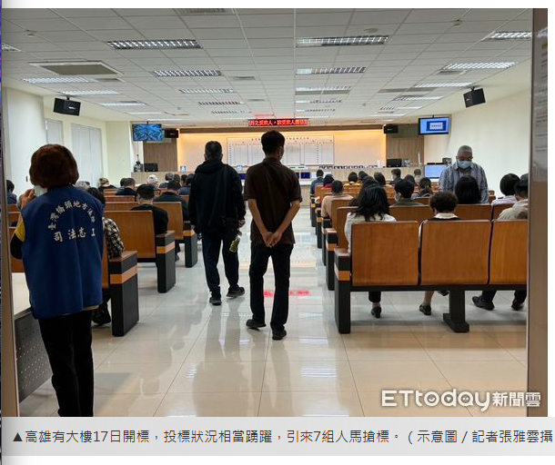 單價10萬太香！　三民大樓7組人搶標破上拍