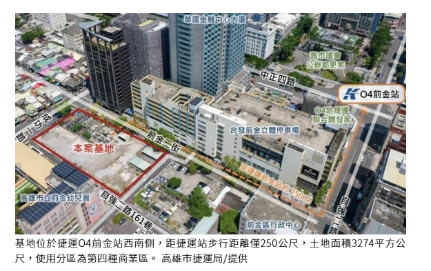 前金區後金段公辦都更案評選結果出爐，打造O4站亞洲資產管理中心高雄專區新地標