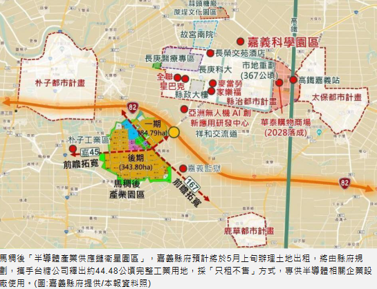 馬稠後半導體產業供應鏈衛星園區5月將招商 只租不售策略 區域房價穩3字頭