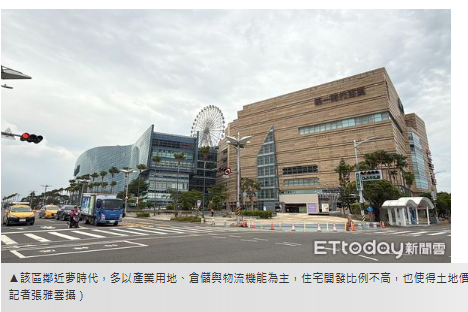 比住宅用地還貴！　夢時代旁道路用地每坪30萬成交