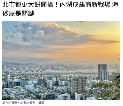 北市都更大餅開搶！內湖成建商新戰場 海砂屋是關鍵