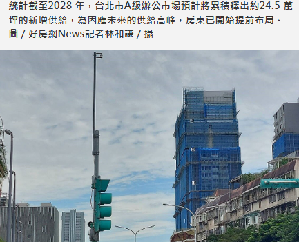 北市因應商辦供給高峰　房東提前布局！租戶鎖定ESG辦公空間升級