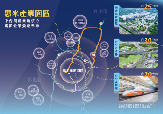中部產業用地需求升溫 惠來產業園區「即刻進駐」搶占擴廠先機
