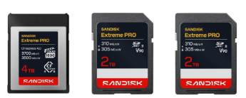 Sandisk推新一代專業記憶卡 搶攻高階影像儲存商機