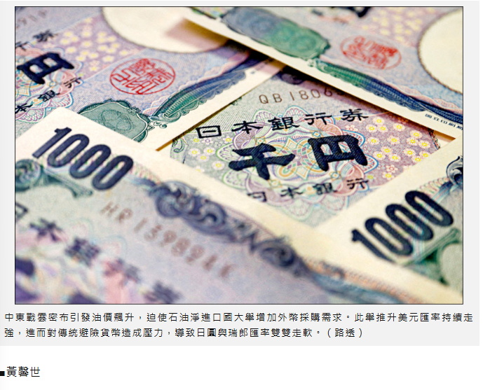 〈財經週報-國際展望〉能源戰爭與美元保衛戰；5000億私募信貸會是下一個金融系統地雷嗎？