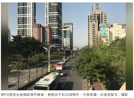  板橋能買的物件怎少成這樣？嘆：單坪90萬還想買大樓太難了 