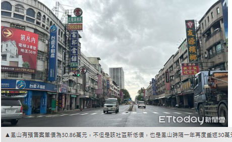 房市有感降溫　鳳山新案重回30萬地板價