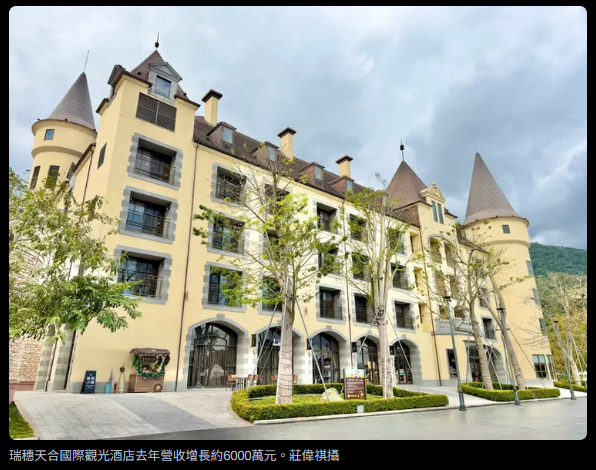 「花蓮王」飯店換人當！年營收5.5億元奪冠 住房率仍僅39%