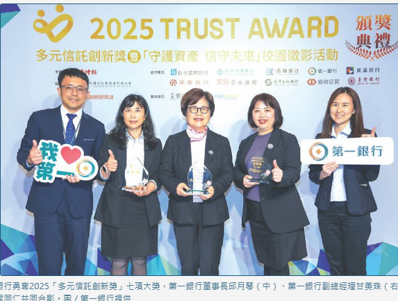 不動產信託卓越 摘雙料金質獎